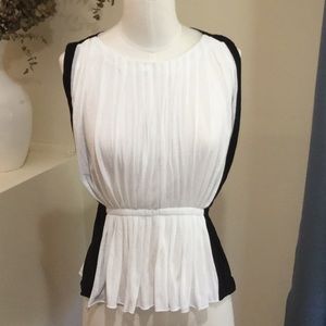 J. Crew Pleated Peplum Top